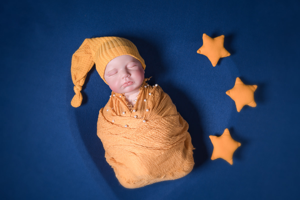 Newborn Shooting Donauwörth – Neugeborenes mit Sternendeko